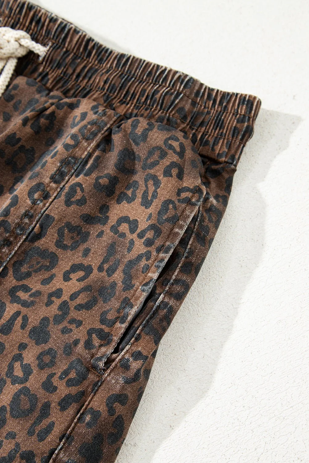 Wild Thing Leopard Denim Skort - Image 10