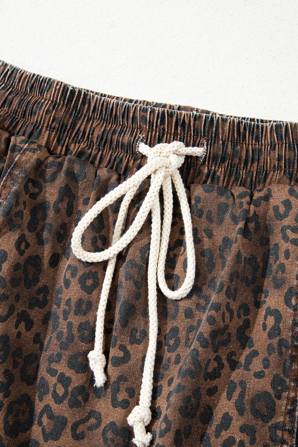 Wild Thing Leopard Denim Skort - Image 11