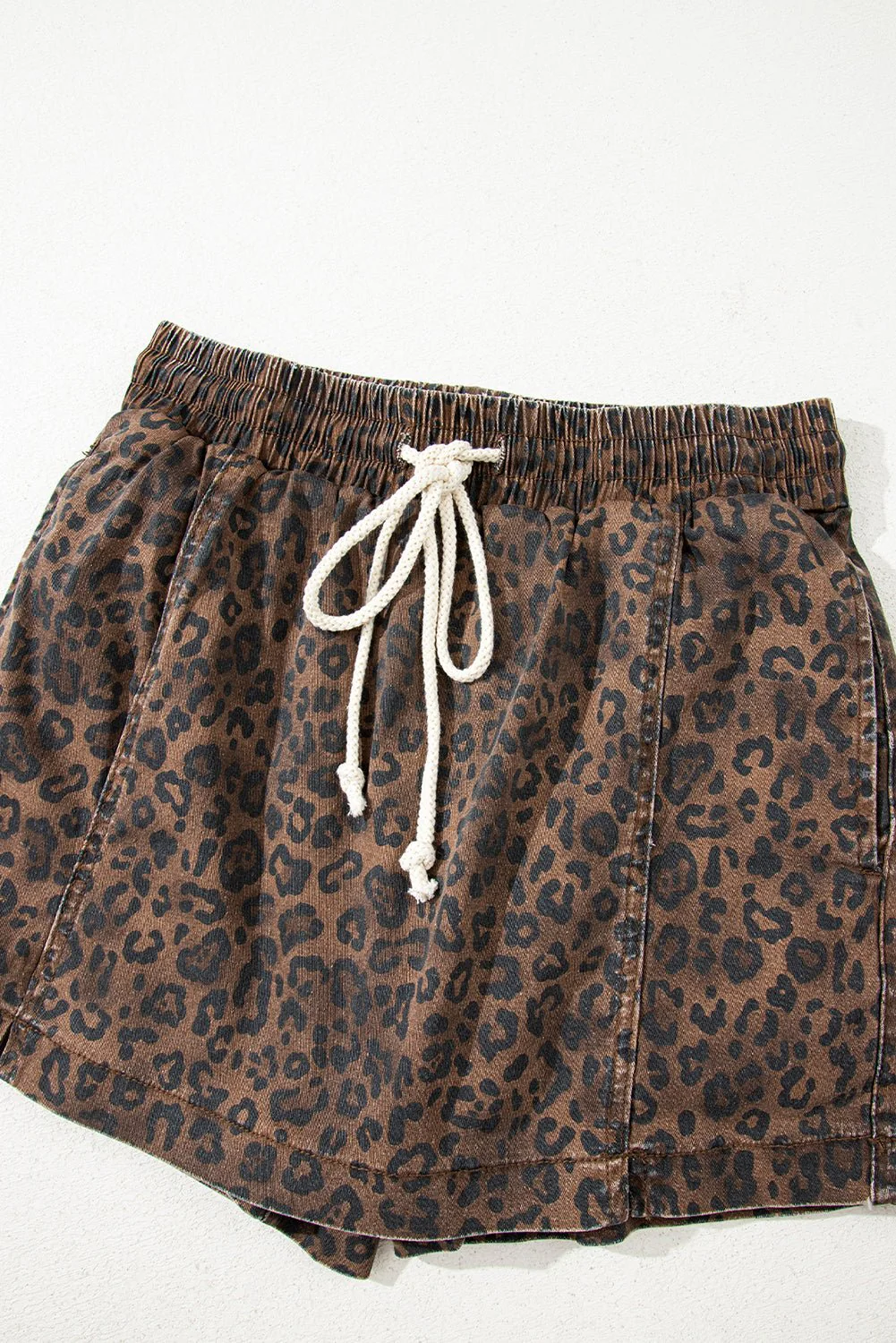 Wild Thing Leopard Denim Skort - Image 12