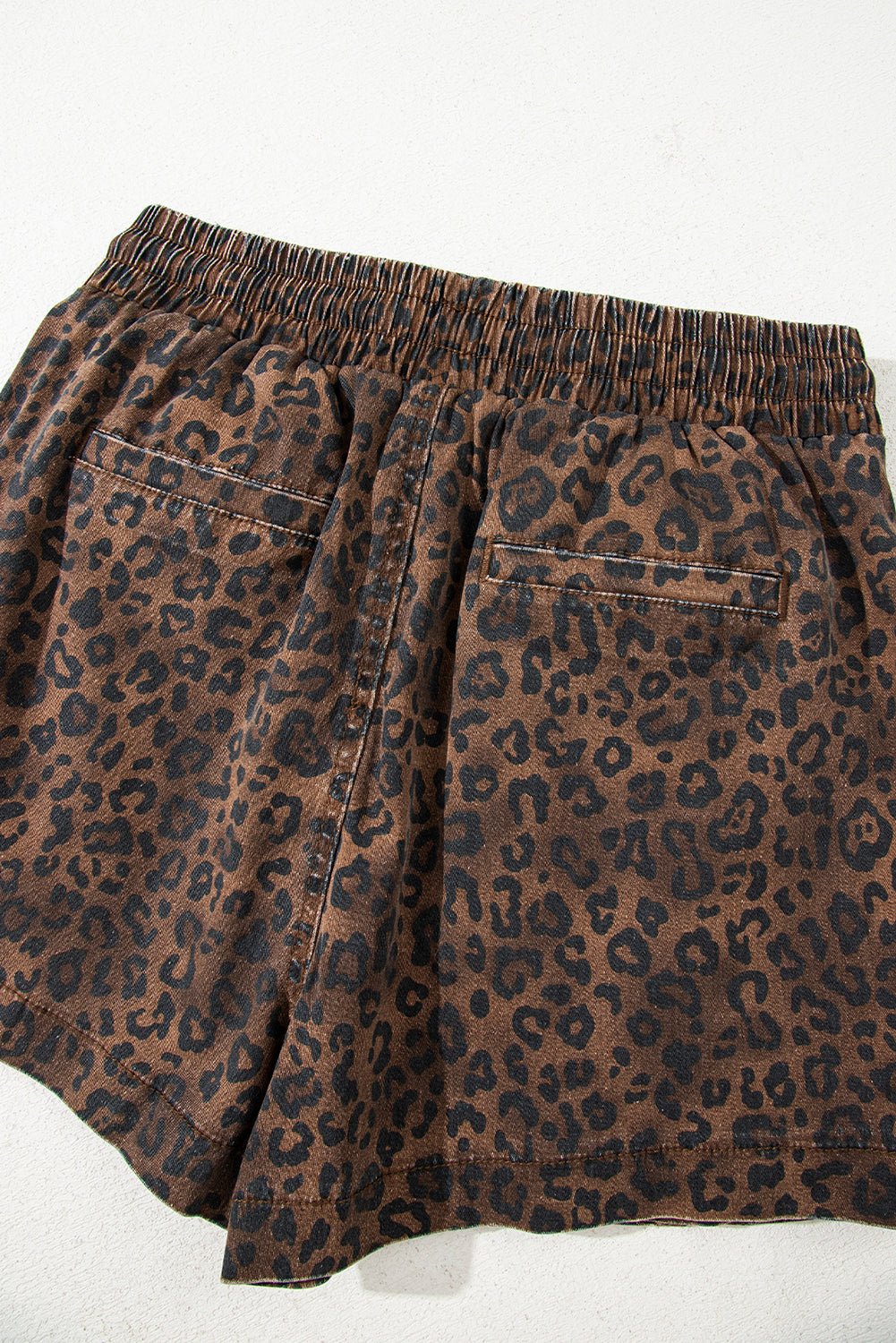 Wild Thing Leopard Denim Skort - Image 7