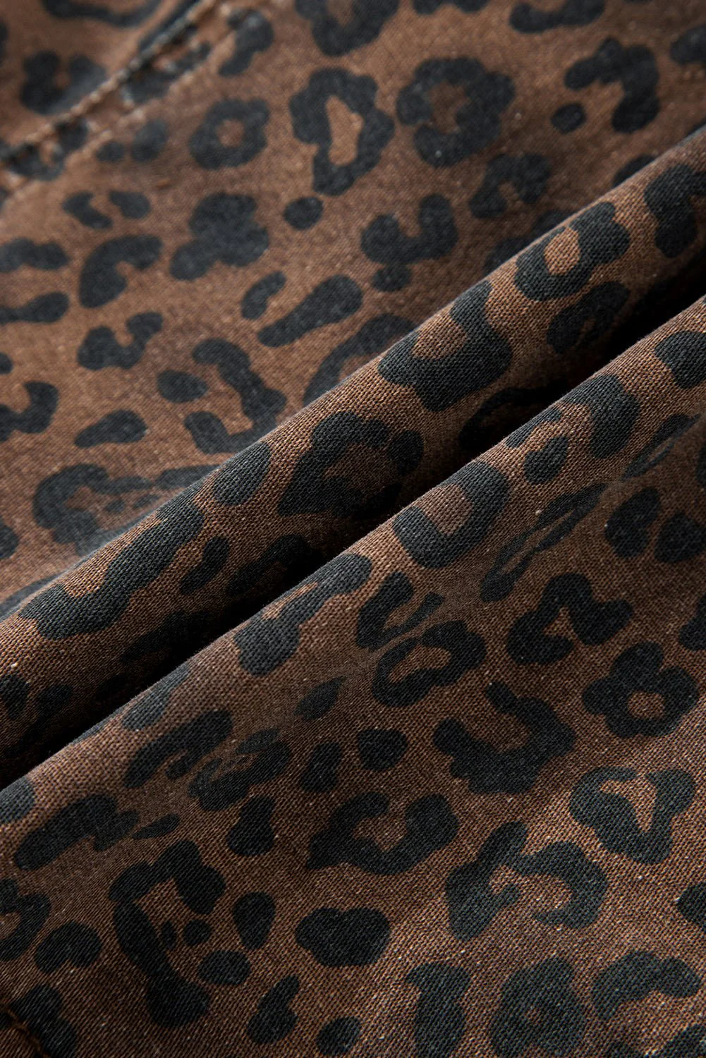 Wild Thing Leopard Denim Skort - Image 8
