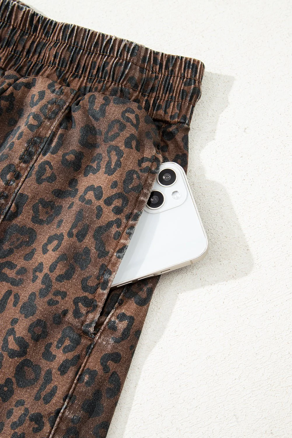 Wild Thing Leopard Denim Skort - Image 9