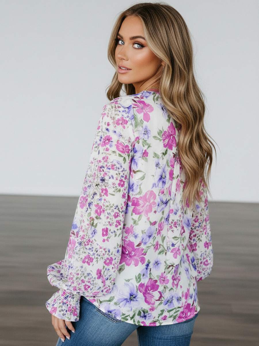 Cakewalk Floral Blouse - Image 2