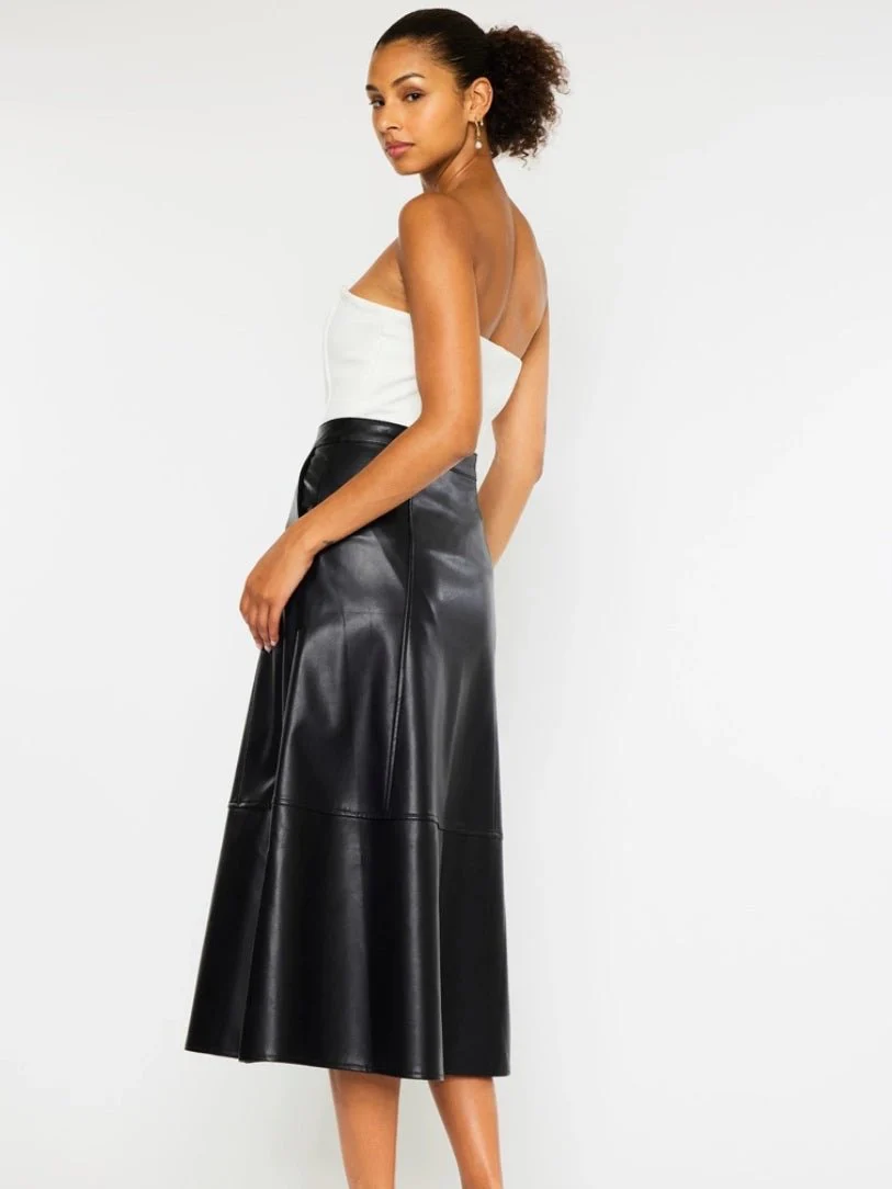 Charlie Faux Leather Skirt - Image 9