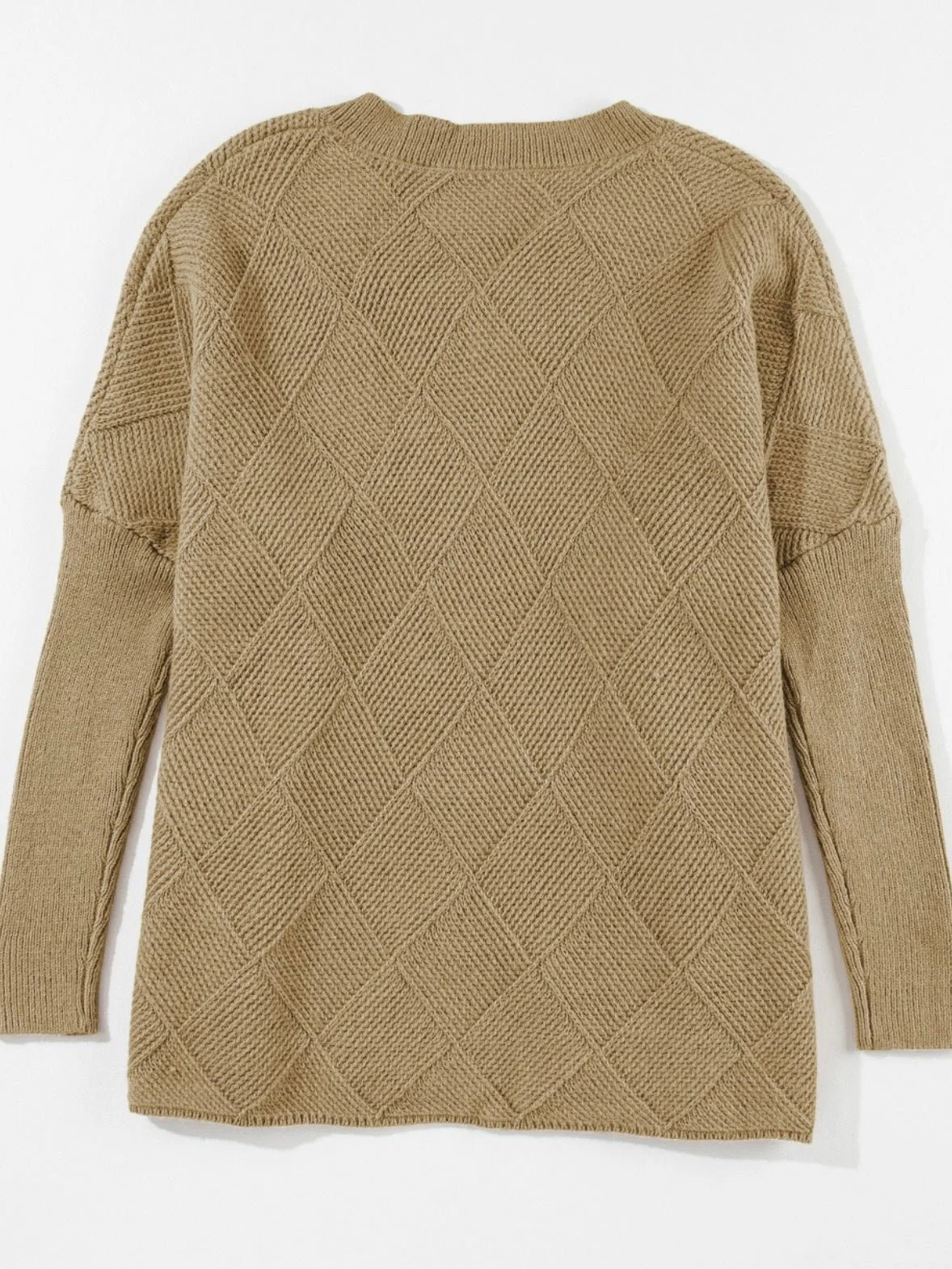 Checkered Boho Sweater - Image 6