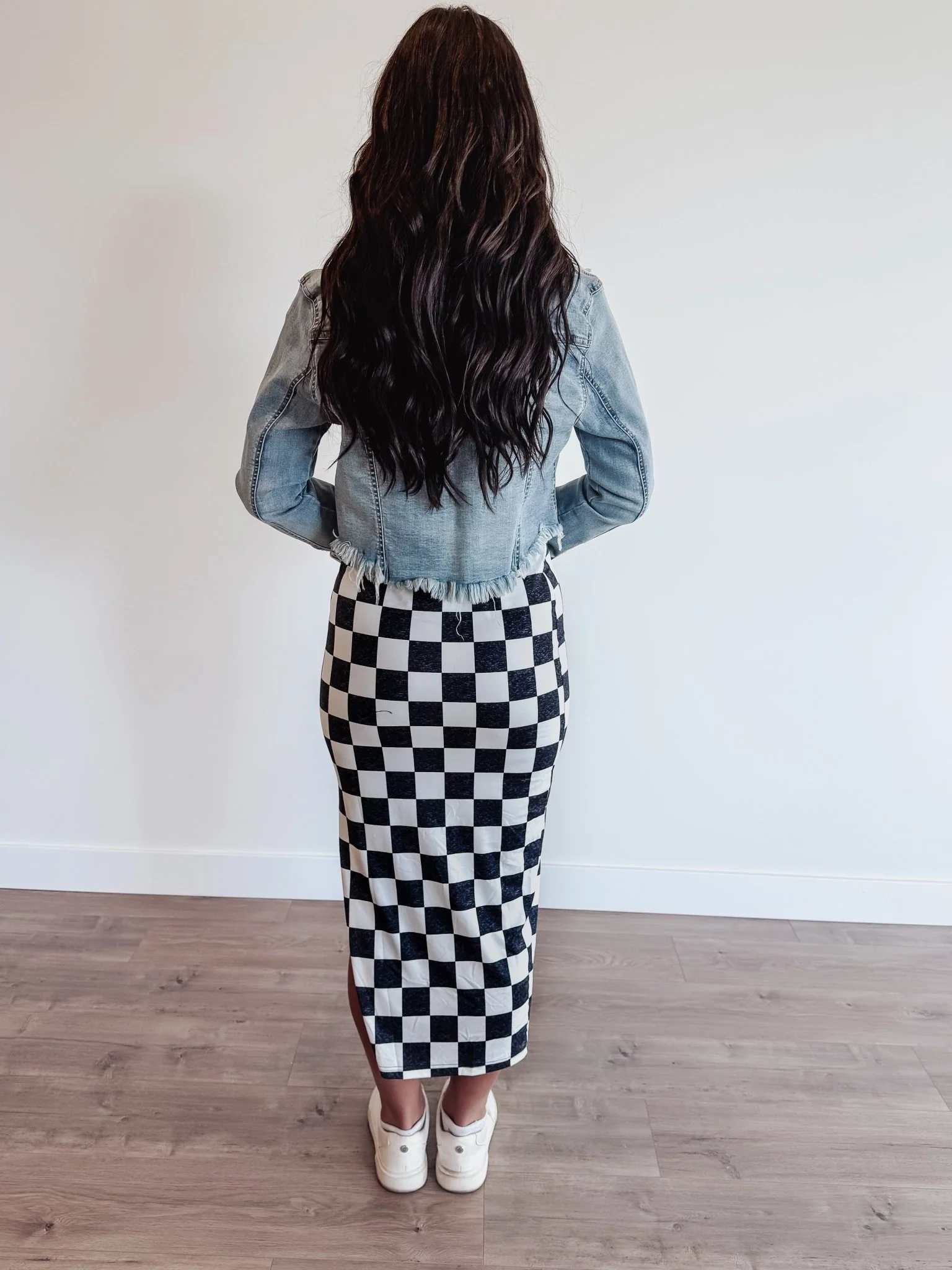 Checkmate Midi Skirt - Image 5