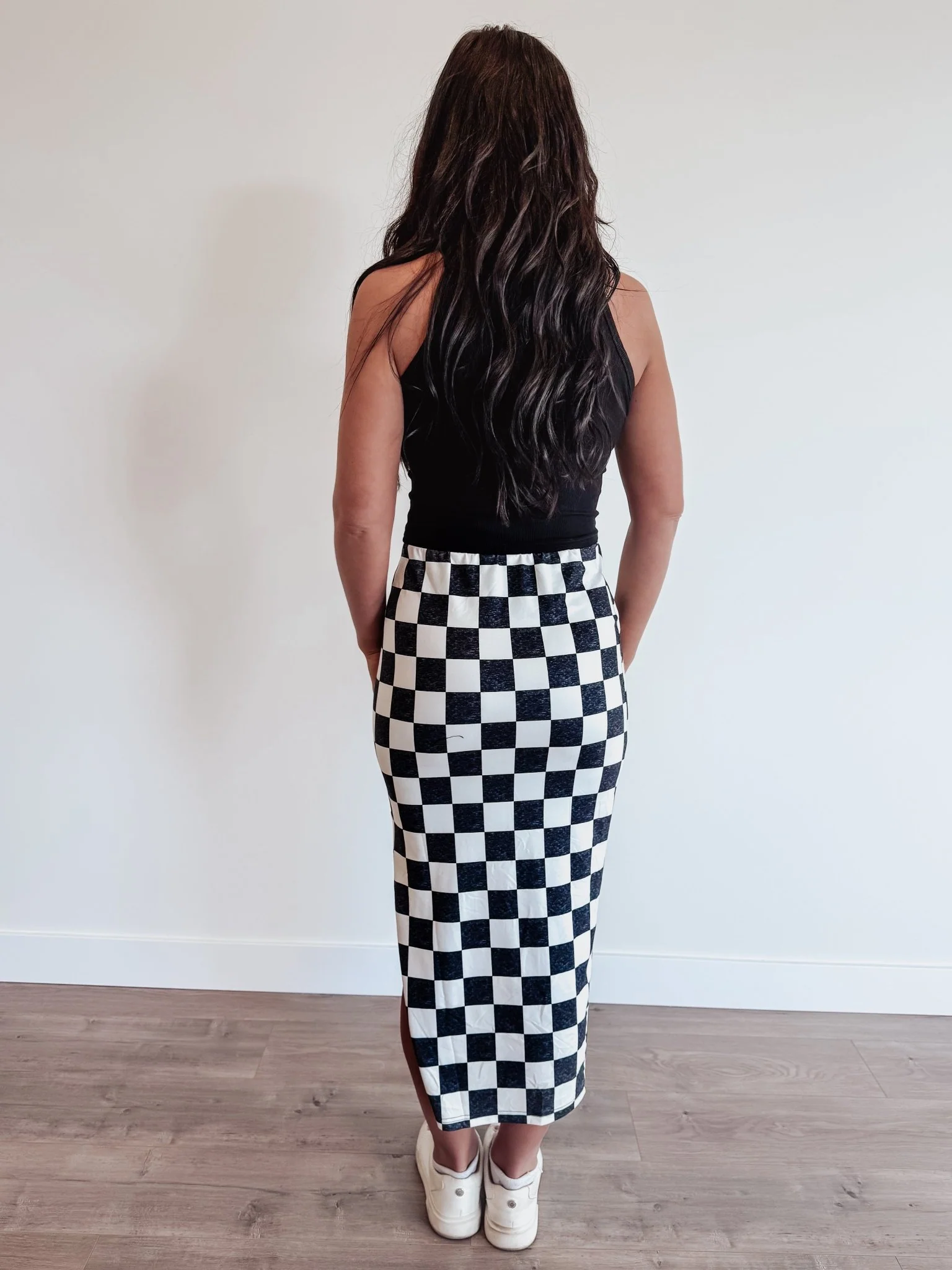 Checkmate Midi Skirt - Image 3