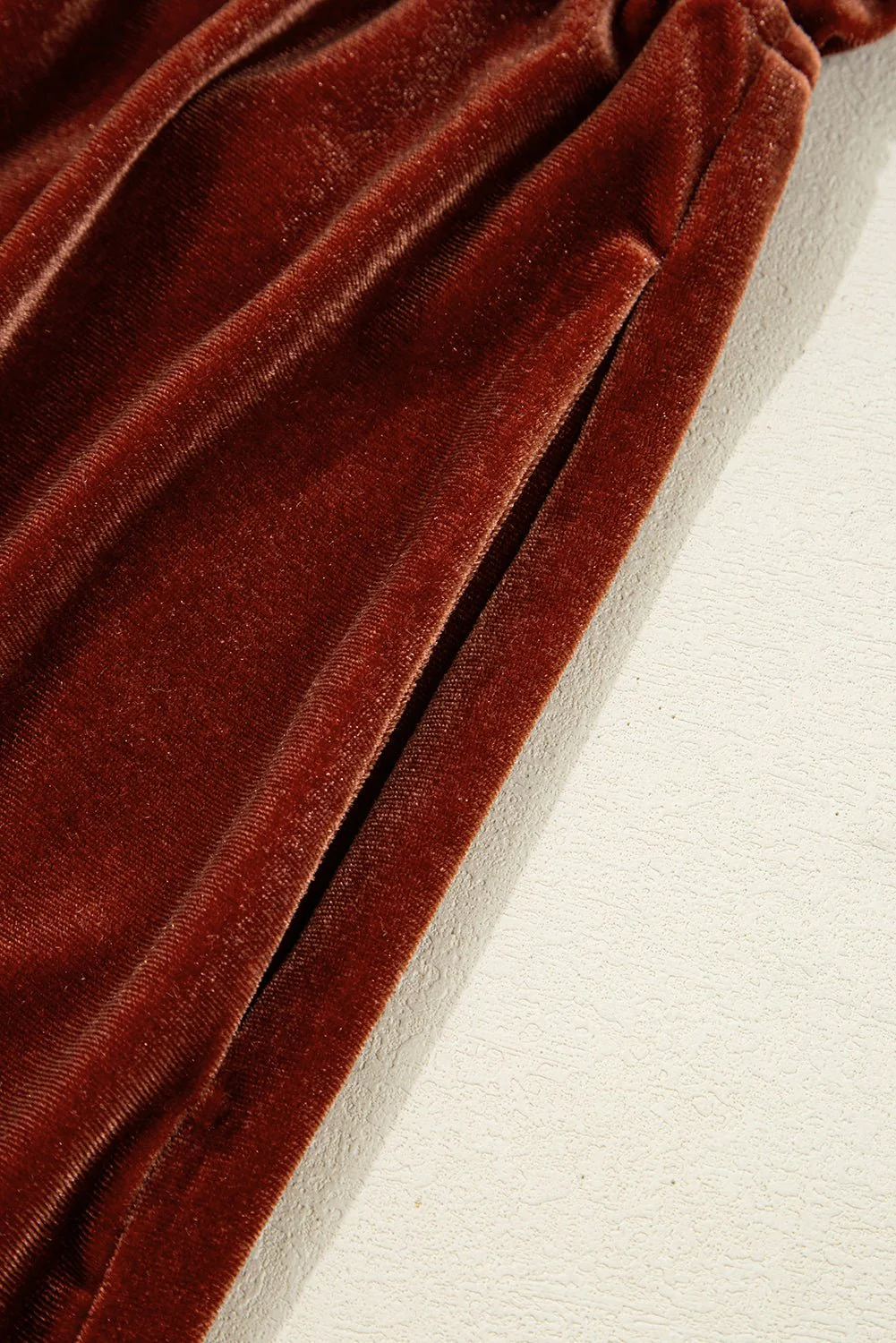 Harvests Glow Velvet Dress - Image 4