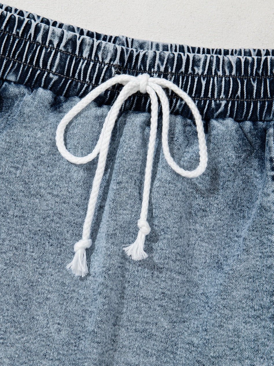 Coastal Cool Denim Skort - Image 6
