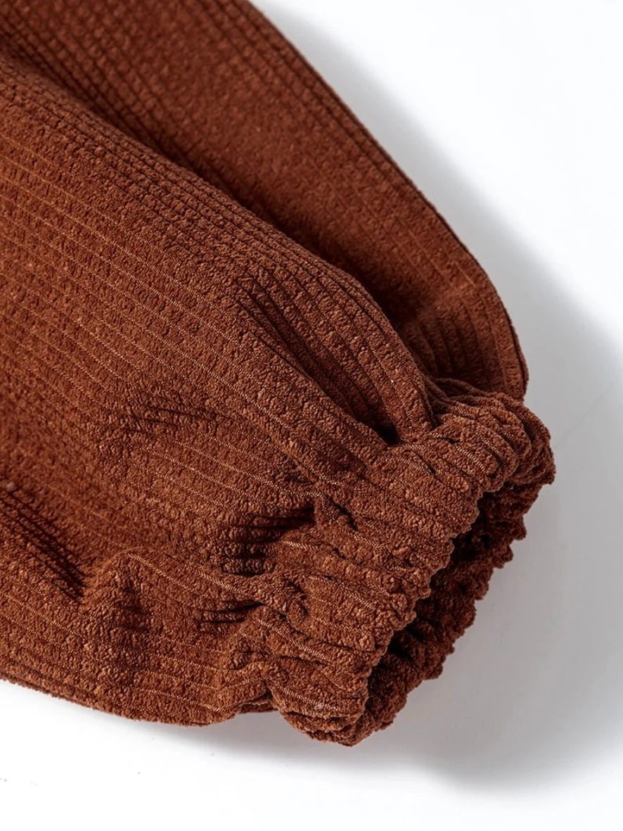Coffee Corduroy Shacket - Image 4