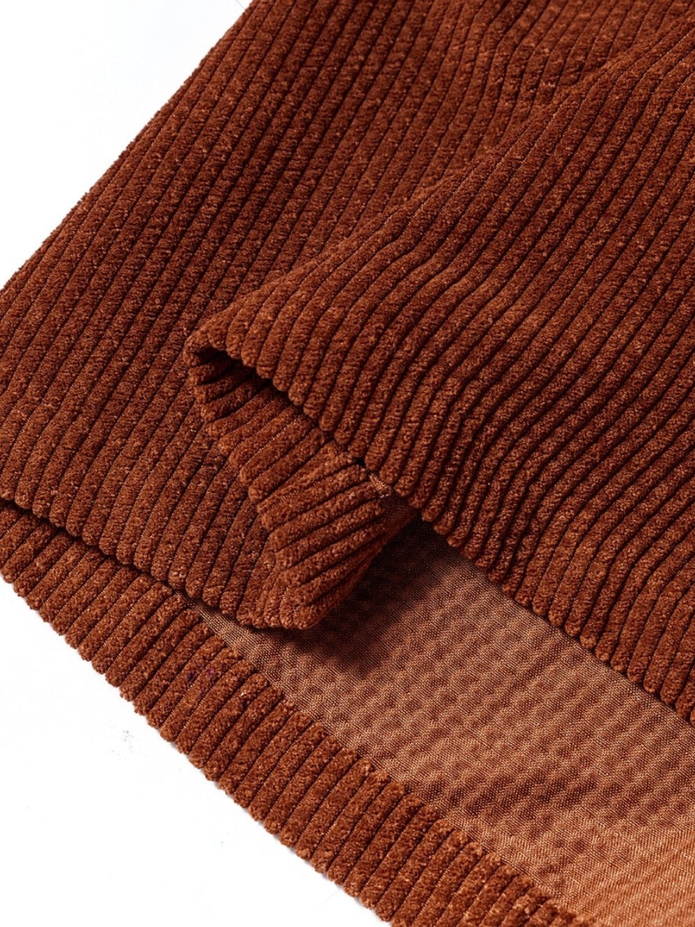 Coffee Corduroy Shacket - Image 5
