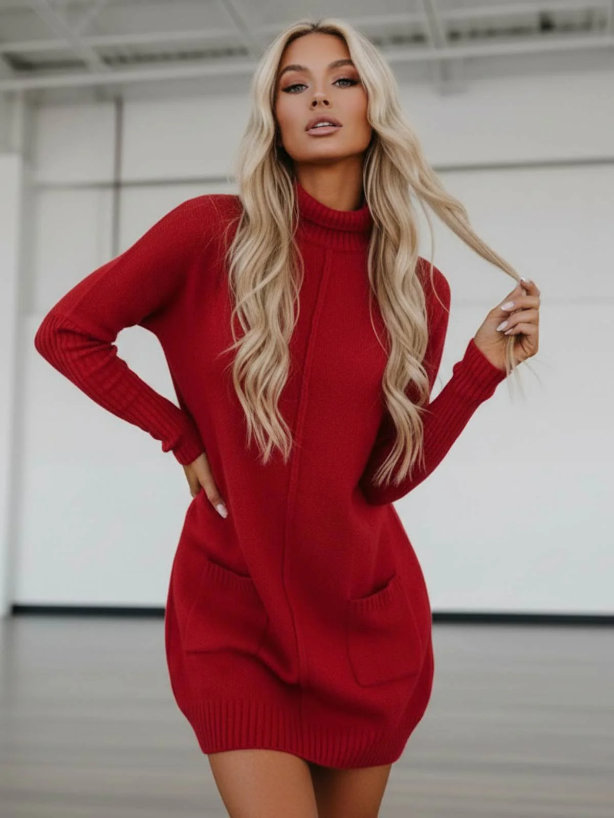 Crimson & Clay Sweater Dress - Image 4