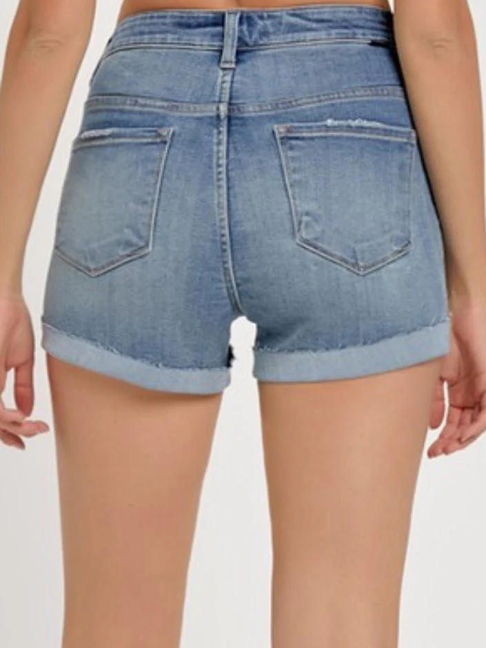 Crossover Jean Shorts - Image 6