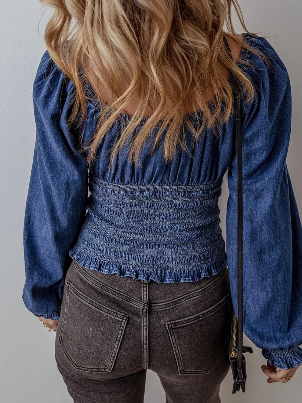 Denim Dreams Smock Top - Image 5