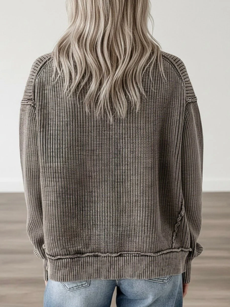 Earthbound Ease Mineral Wash Cardigan - Image 10