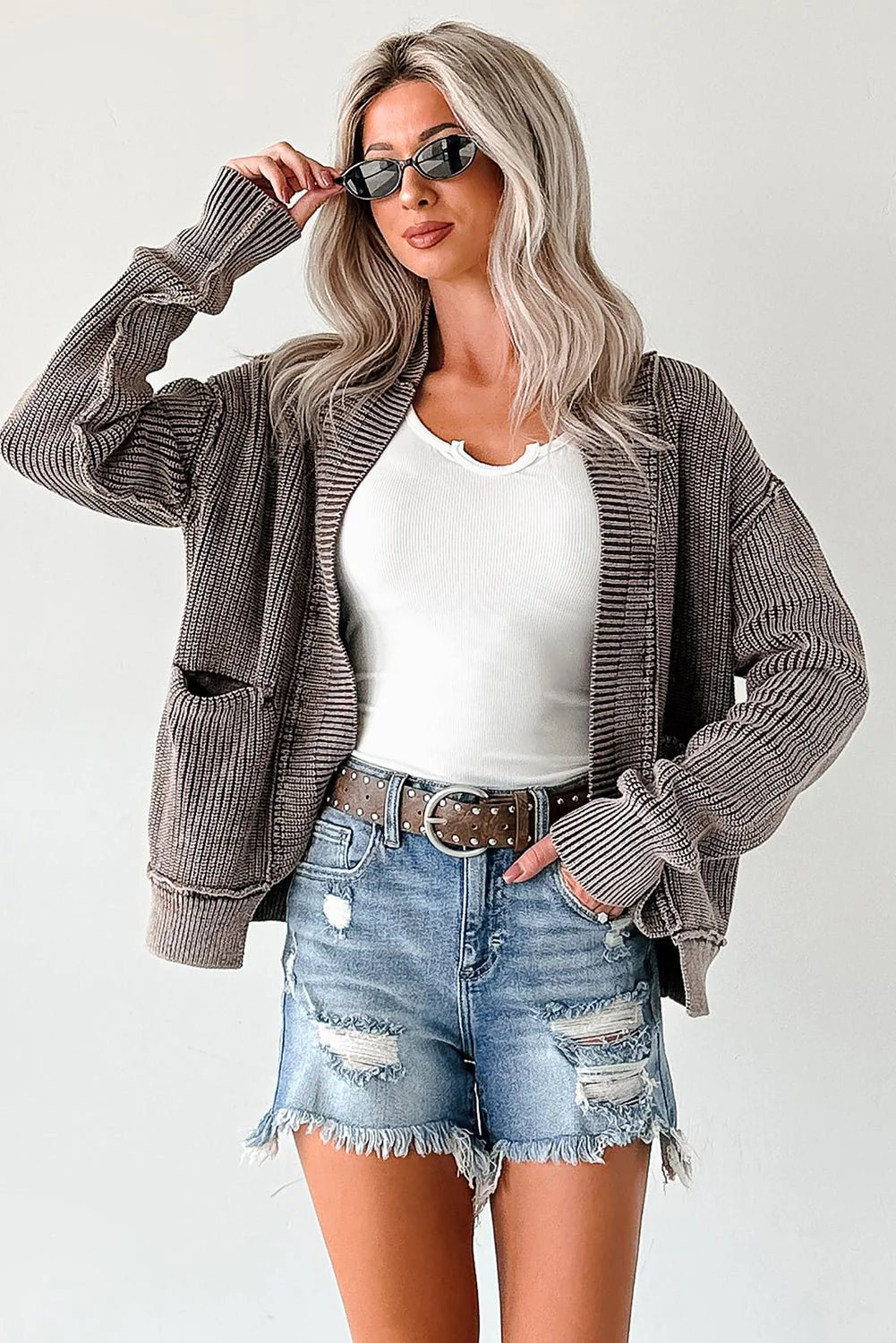 Earthbound Ease Mineral Wash Cardigan - Image 20