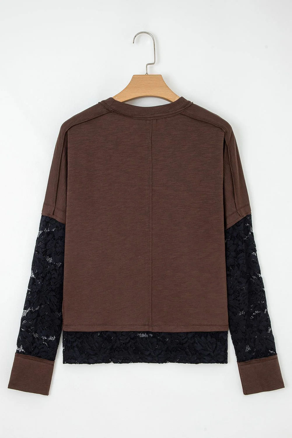 Espresso + Lace Layer Top - Image 11