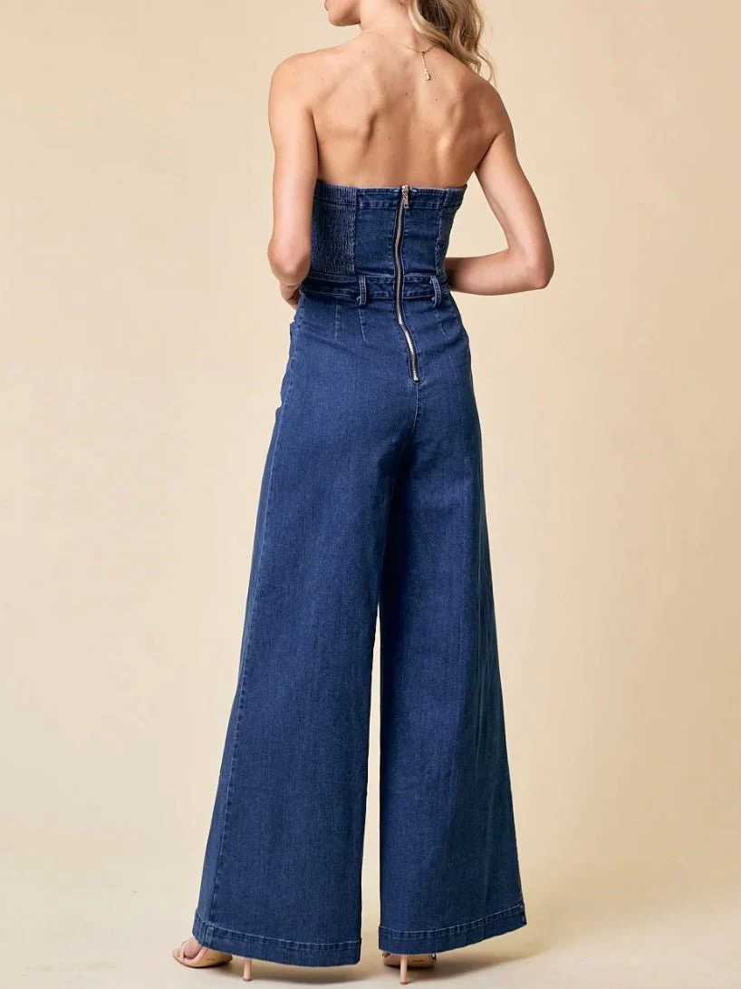 Desiree Denim Jumpsuit - Image 6