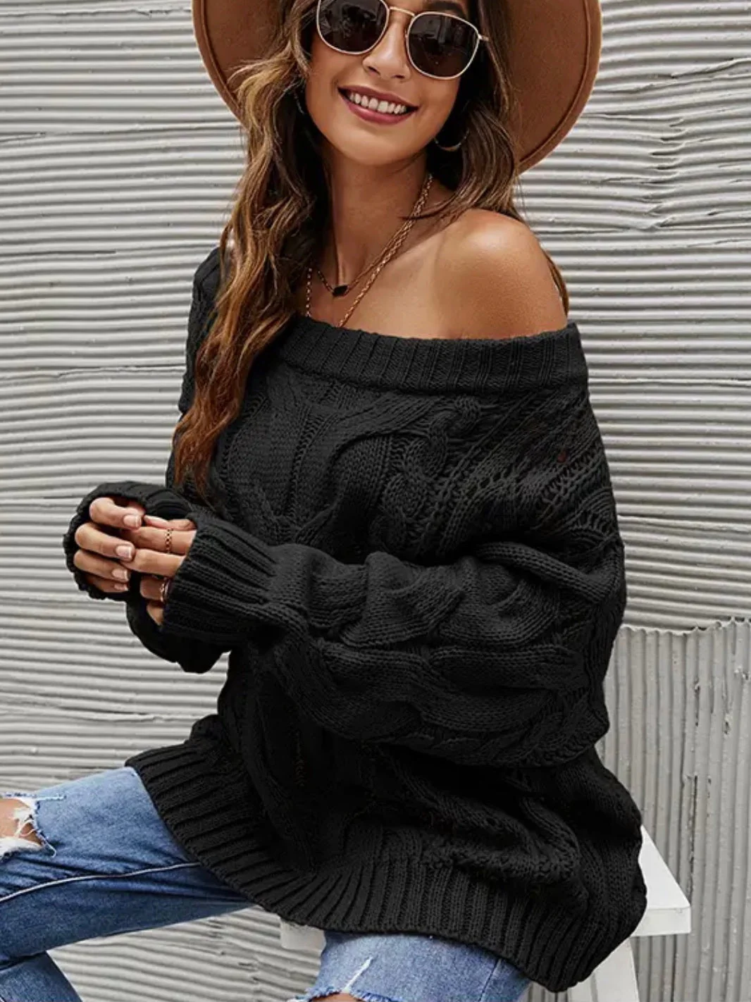 Erica Off The Shoulder Sweater - Image 10