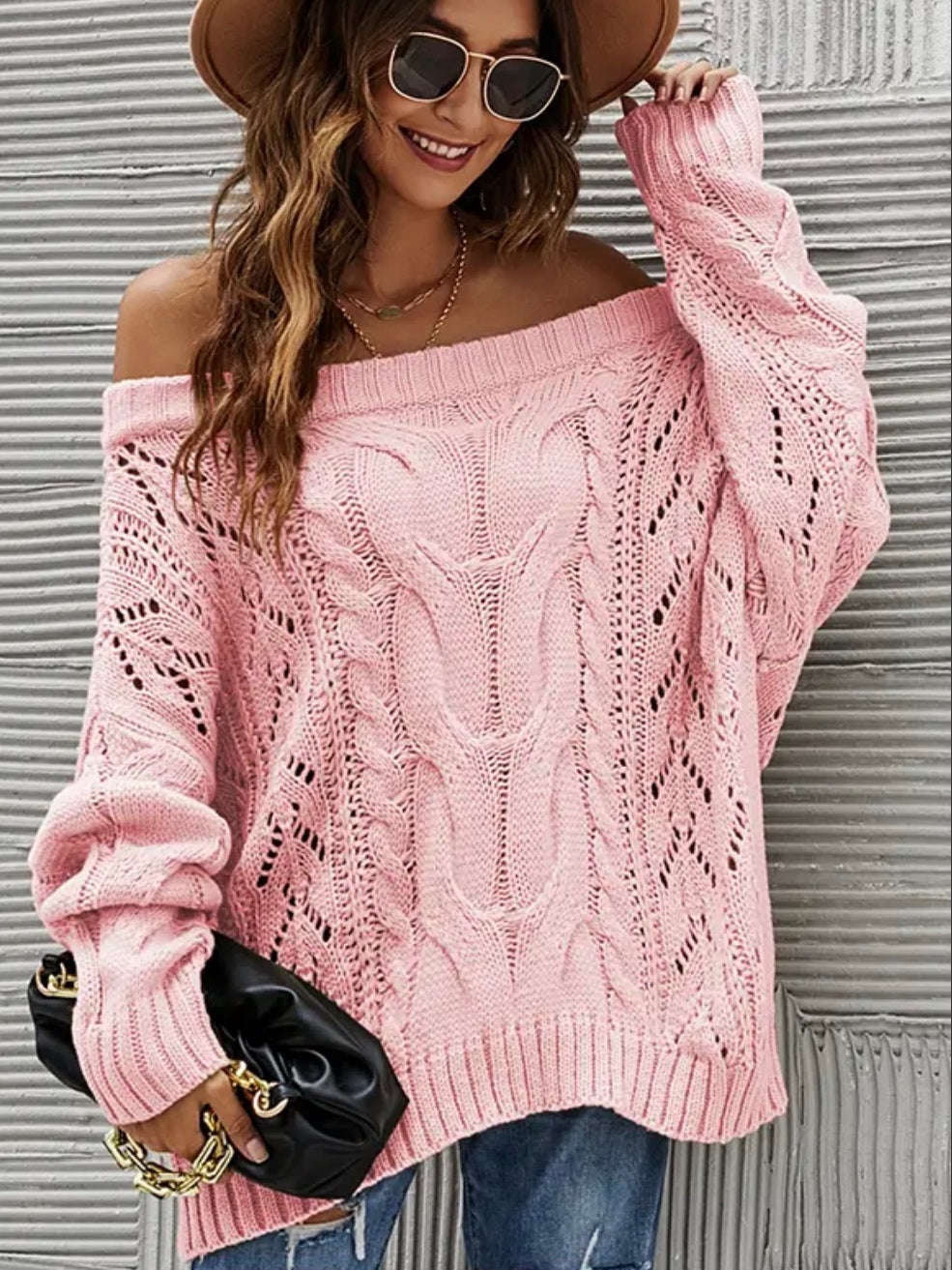 Erica Off The Shoulder Sweater - Image 4