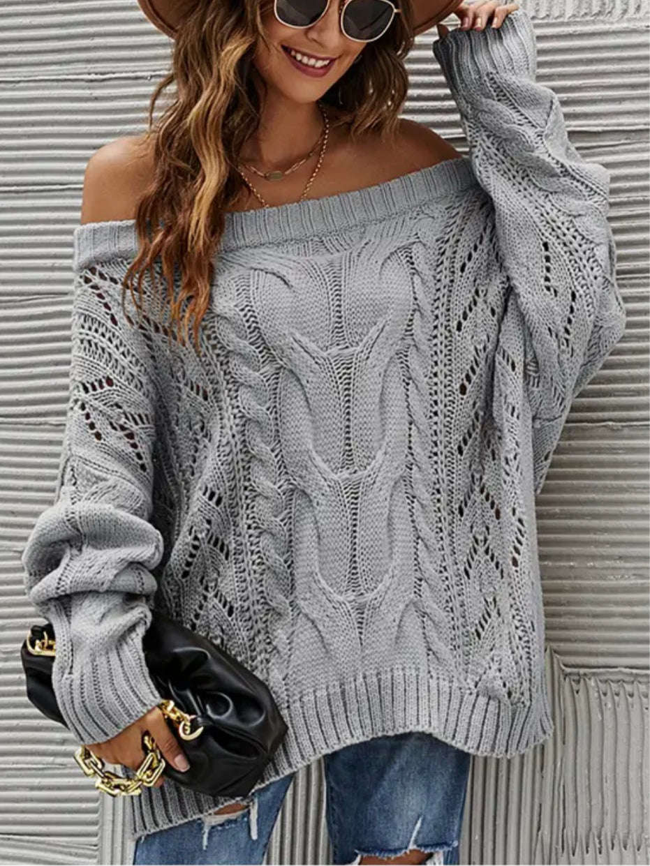 Erica Off The Shoulder Sweater - Image 8