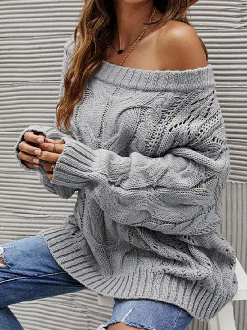 Erica Off The Shoulder Sweater - Image 9