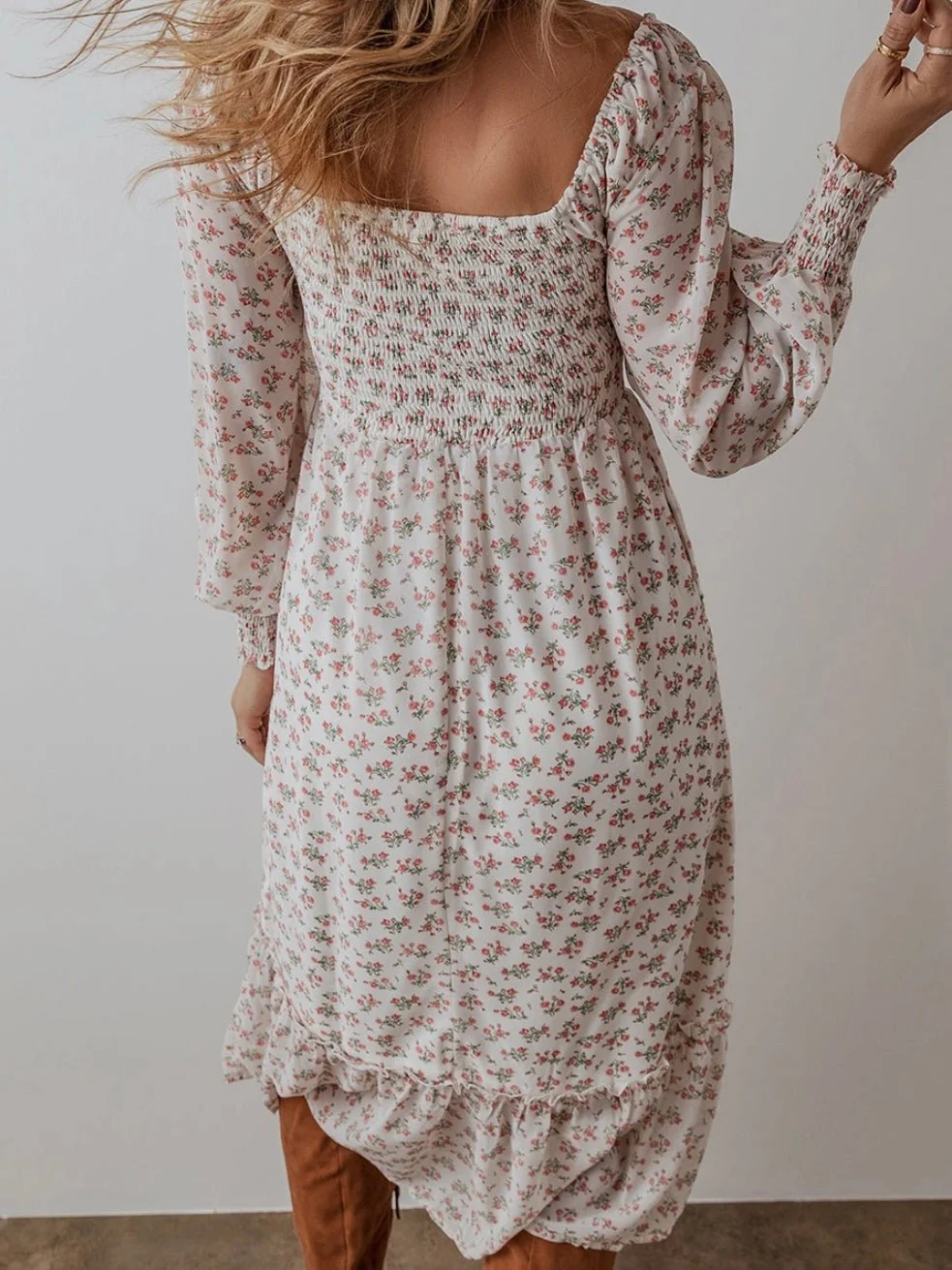 Falling in Floral Dress - Image 3