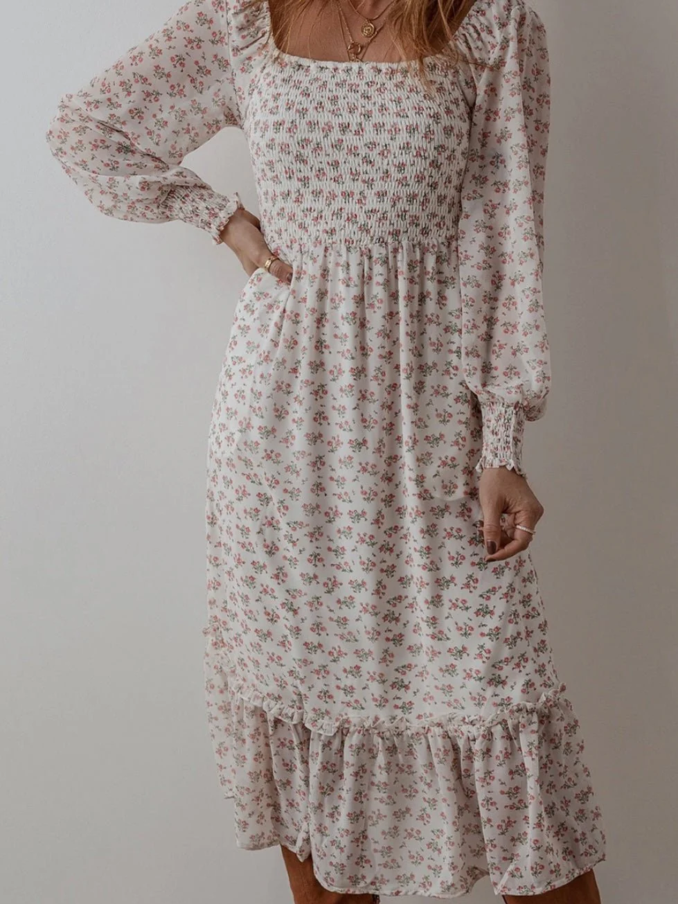 Falling in Floral Dress - Image 4