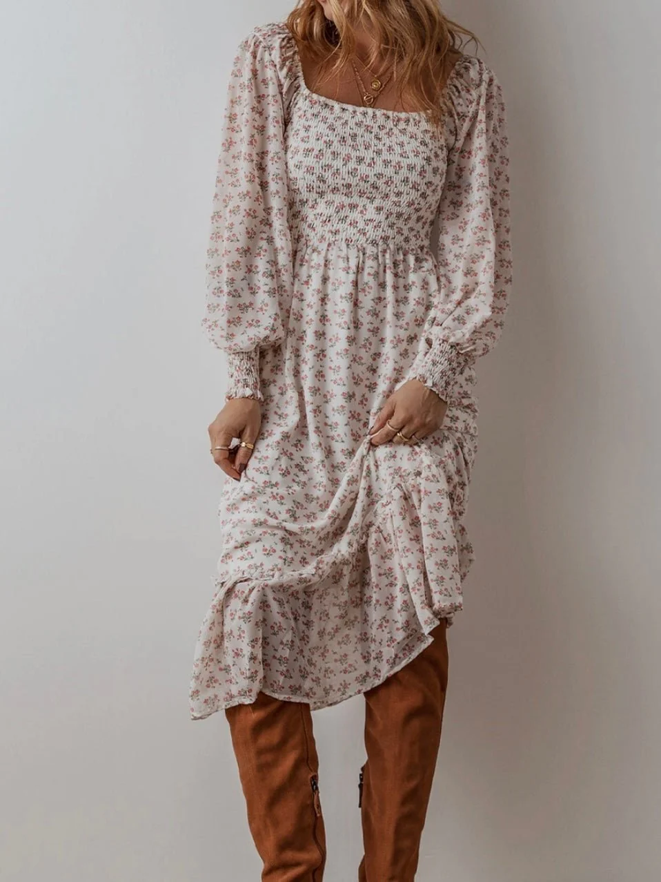 Falling in Floral Dress - Image 5