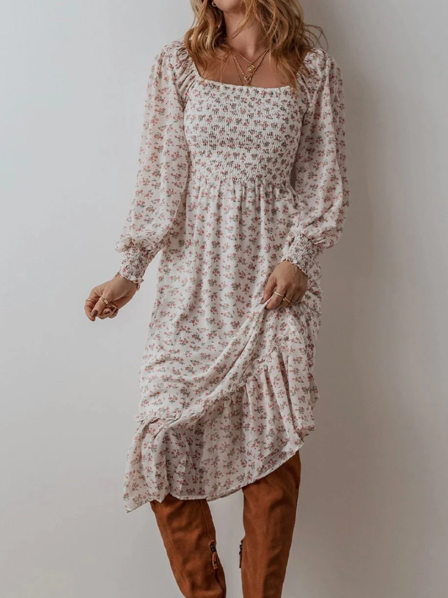 Falling in Floral Dress - Image 6