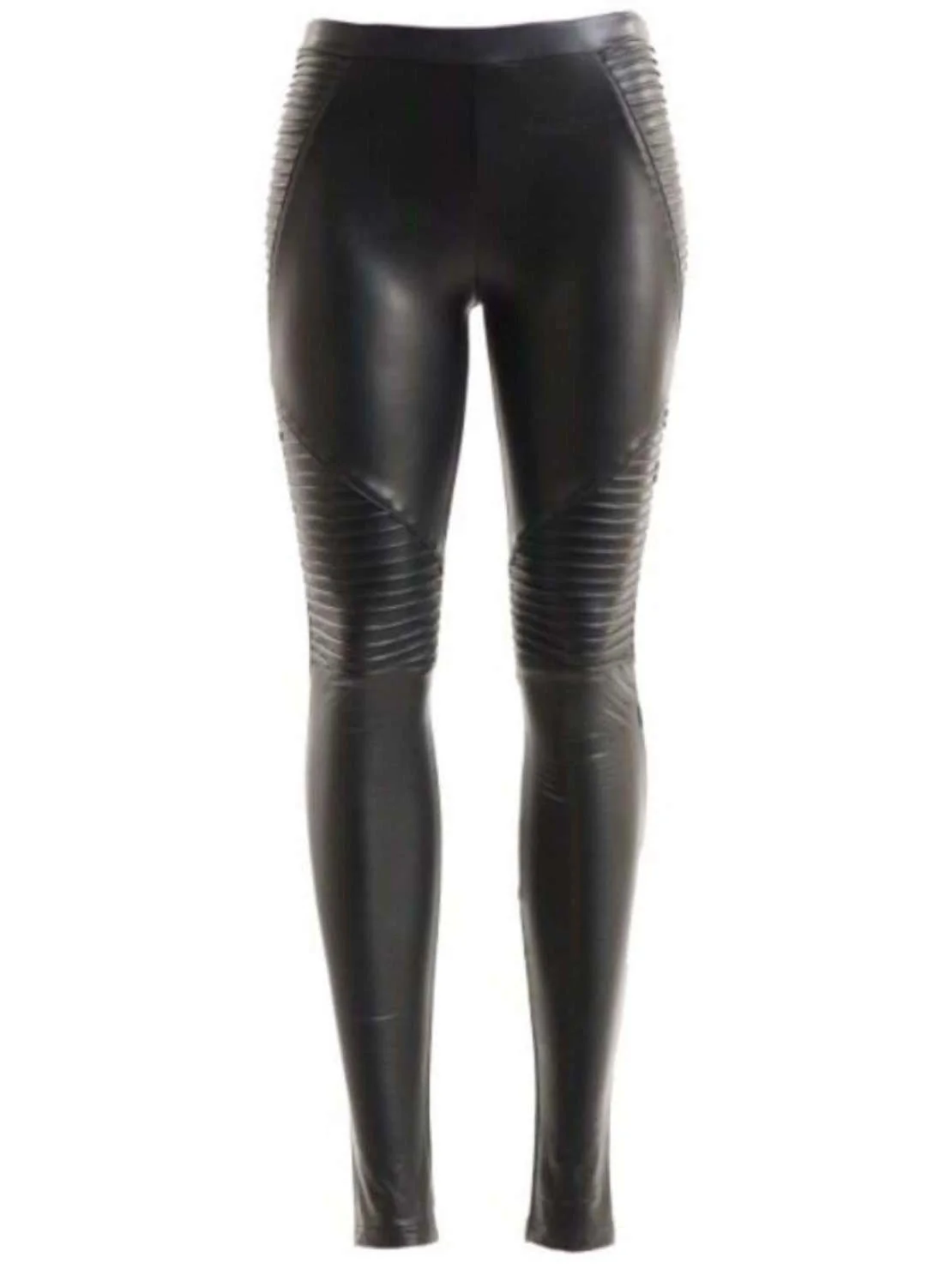 Faux Leather Moto Leggings - Image 14