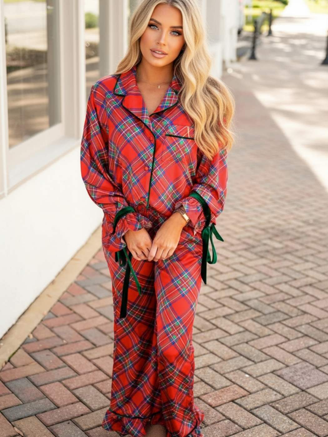 Plaid Luxe Sleep Set - Image 3