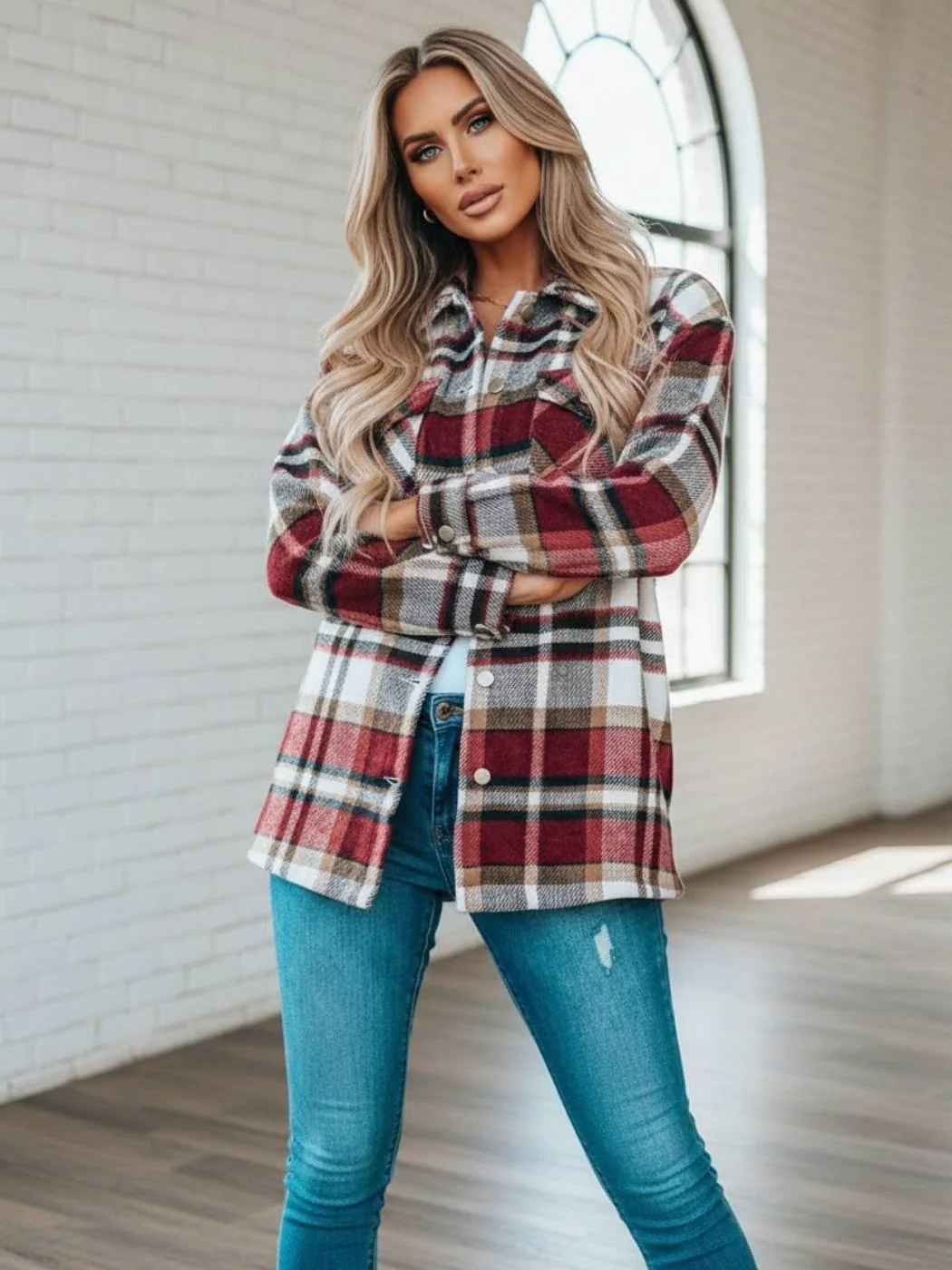 Jax Plaid Shacket - Image 5