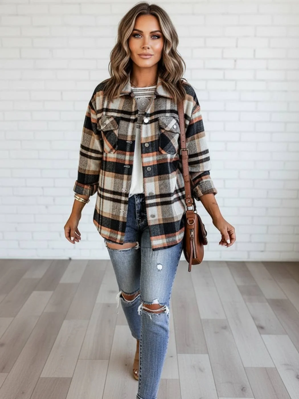 Jax Plaid Shacket - Image 6