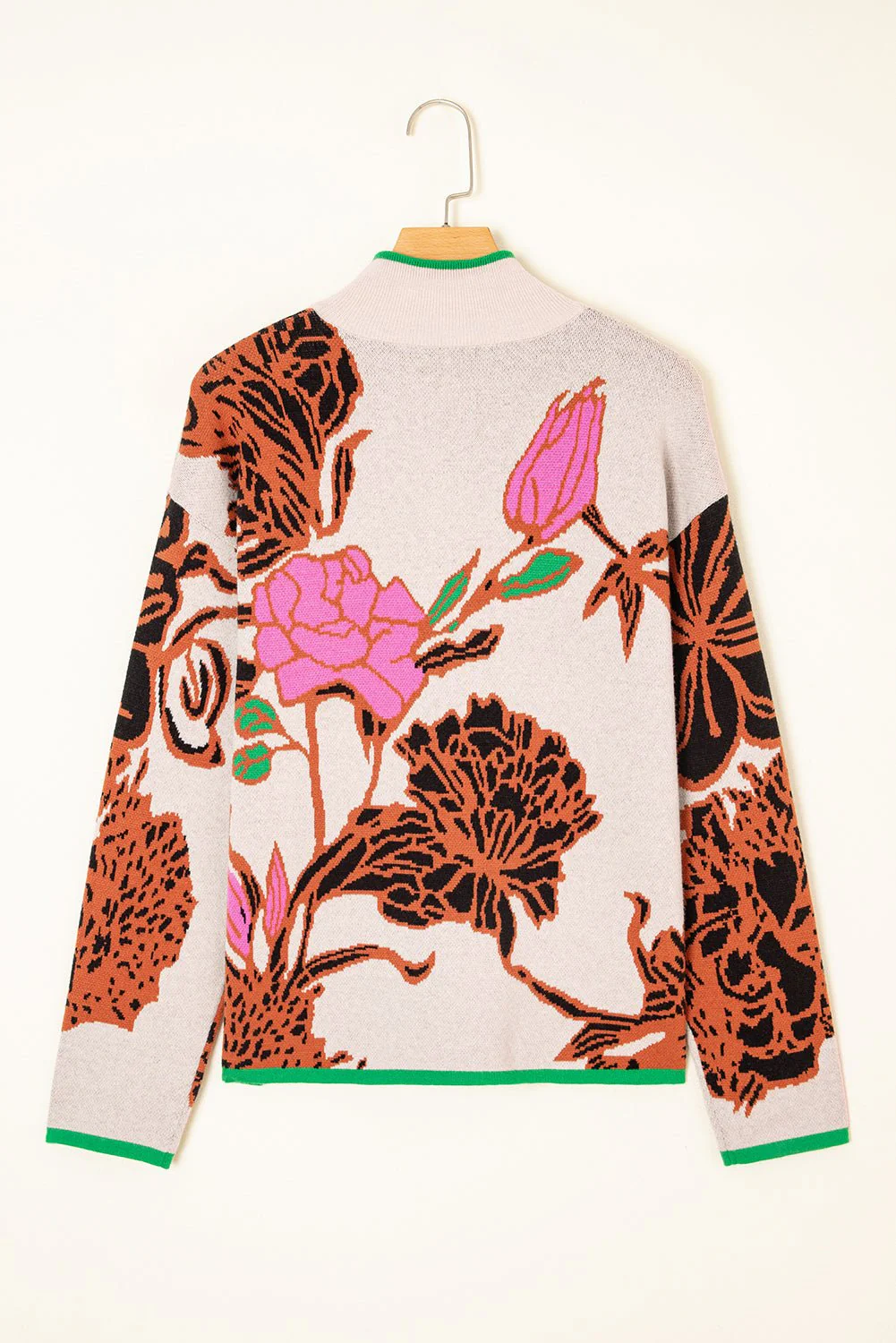 Flora & Fierce Quarter-Zip Sweater - Image 10