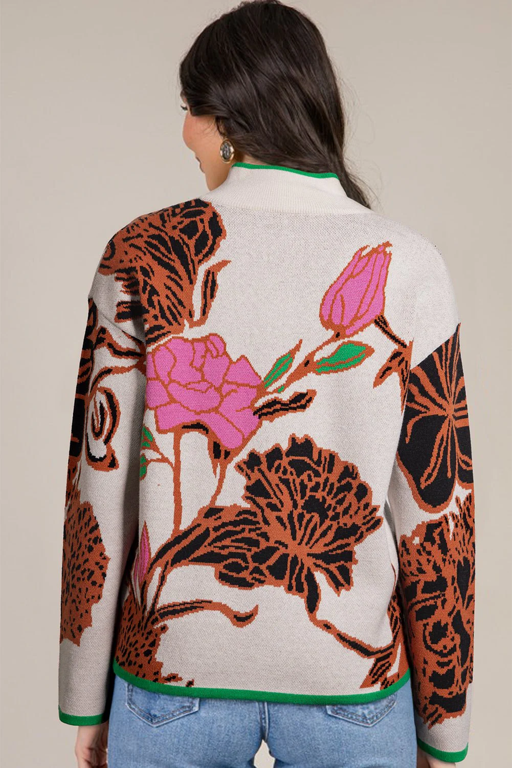 Flora & Fierce Quarter-Zip Sweater - Image 12