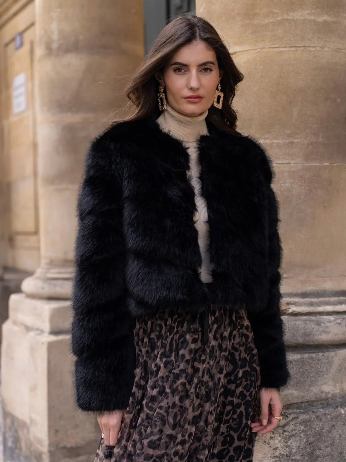 Foxy Faux Fur Jacket - Image 15