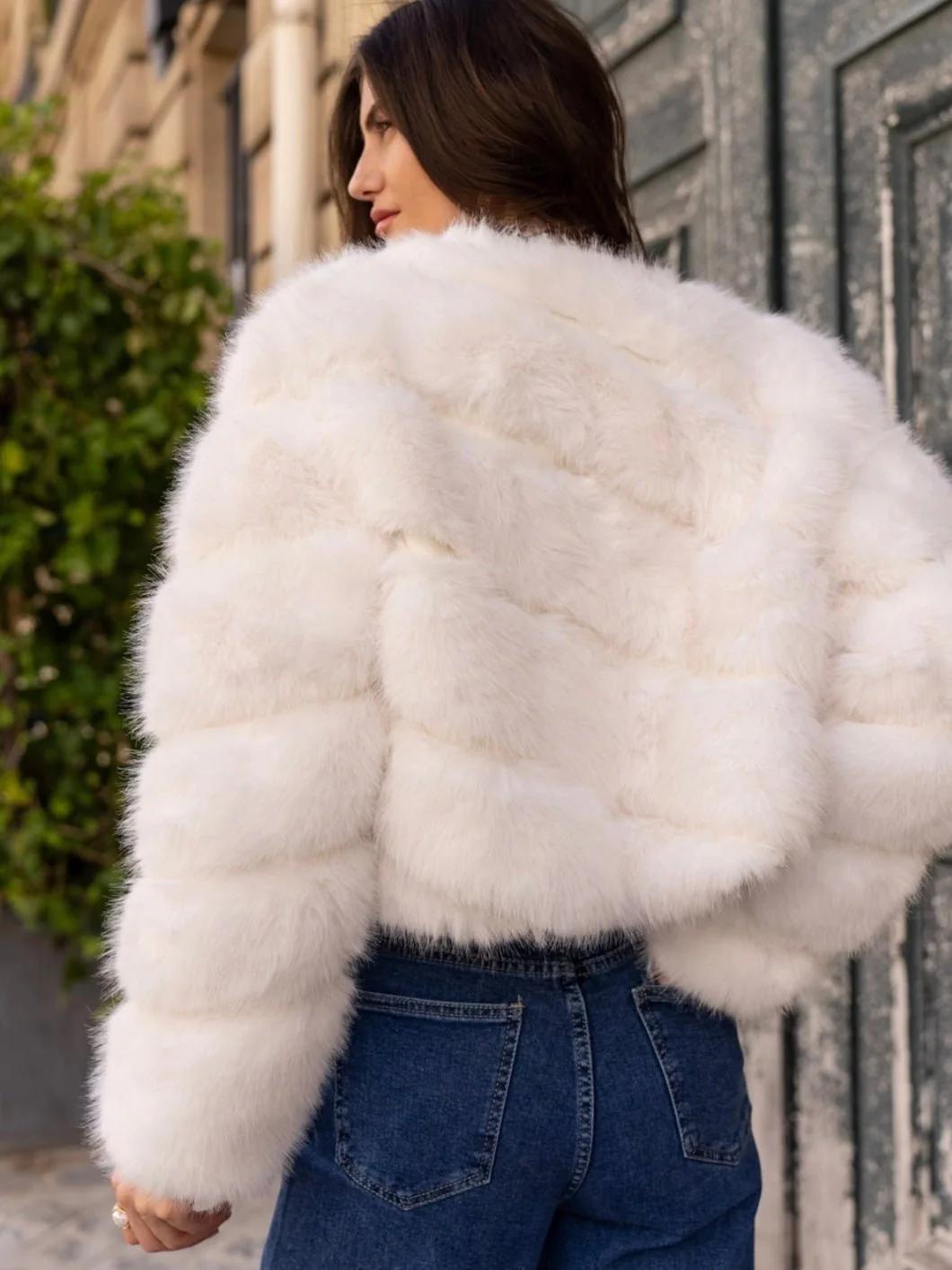 Foxy Faux Fur Jacket - Image 4