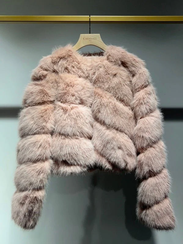 Foxy Faux Fur Jacket - Image 8