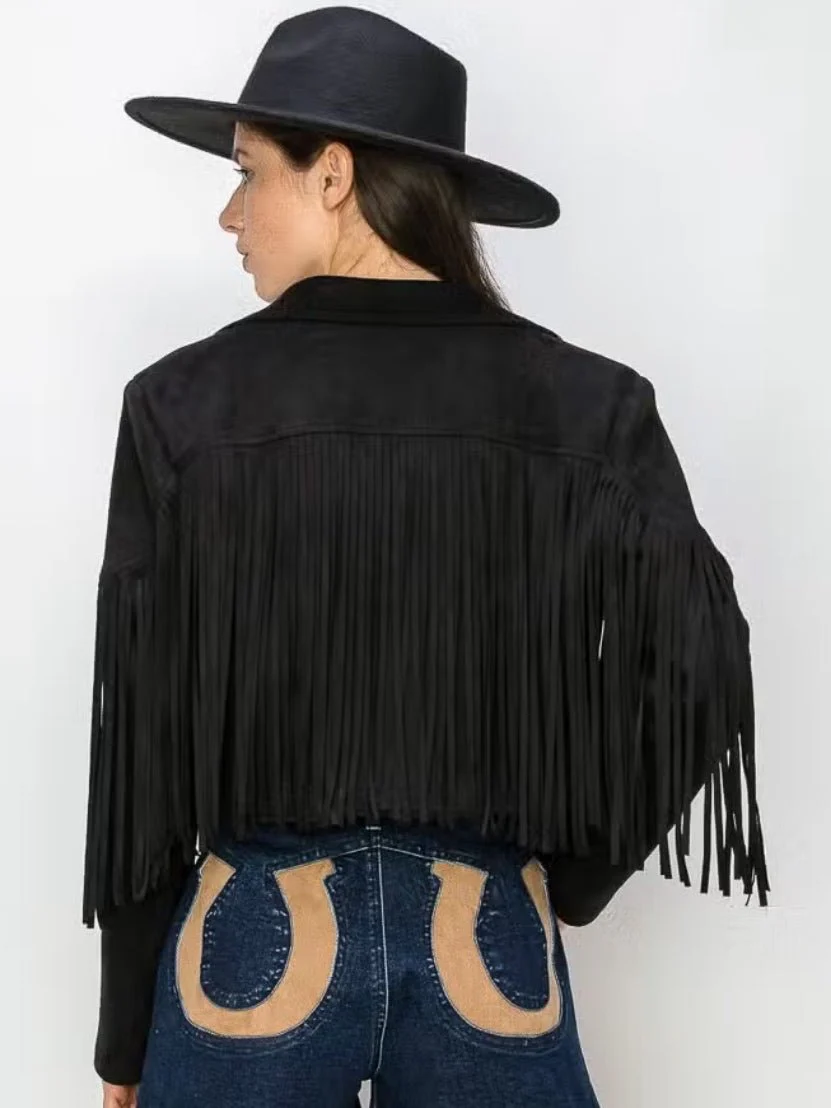 Get Fringed Boho Jacket - Image 10
