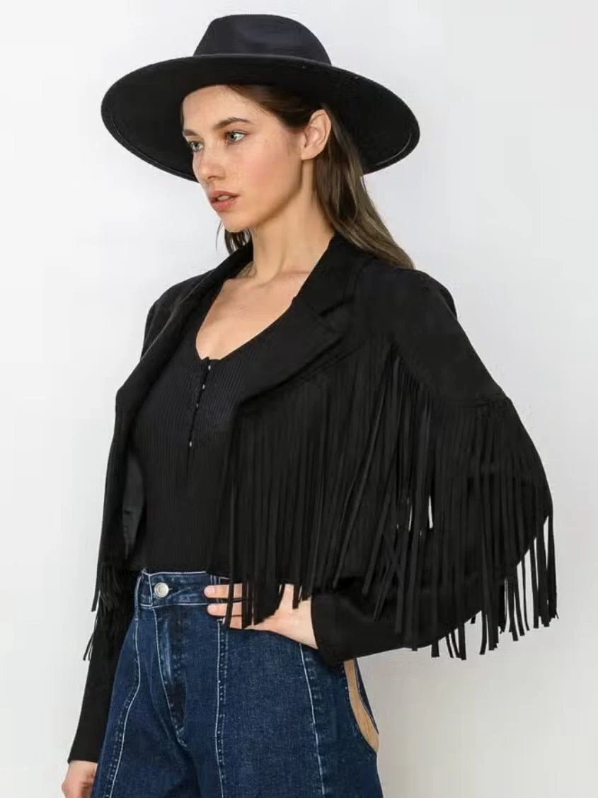 Get Fringed Boho Jacket - Image 6