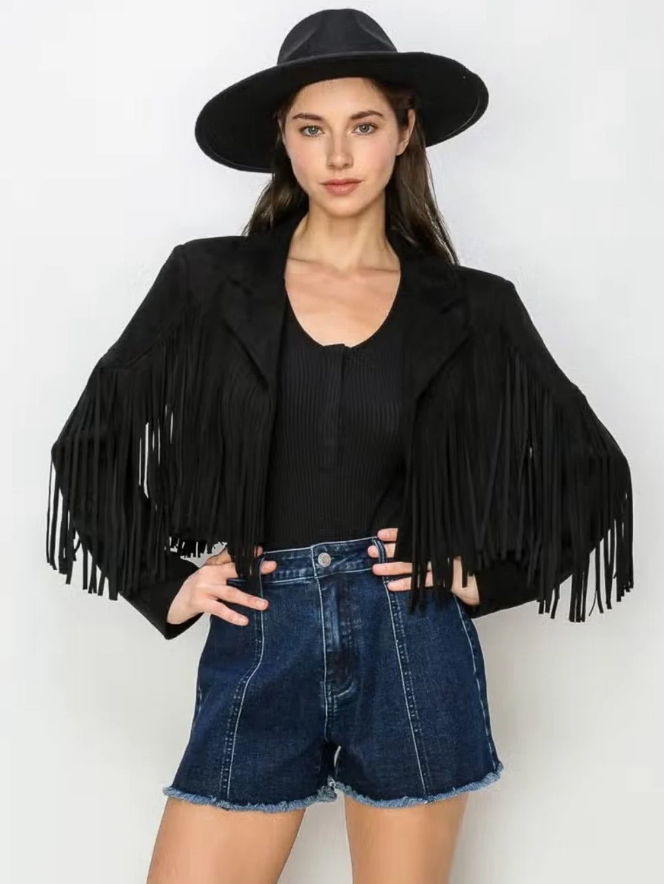 Get Fringed Boho Jacket - Image 8