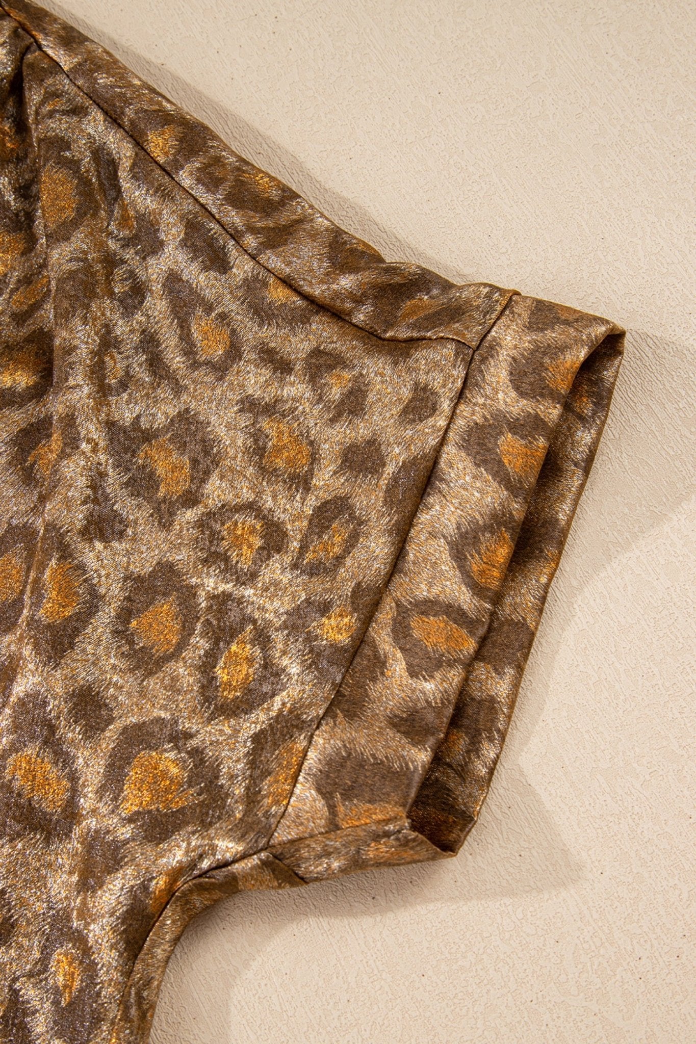 Molten Gold Leopard Shirt - Image 11
