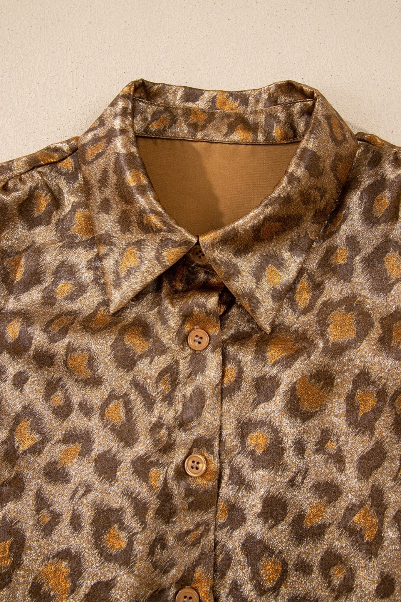 Molten Gold Leopard Shirt - Image 12