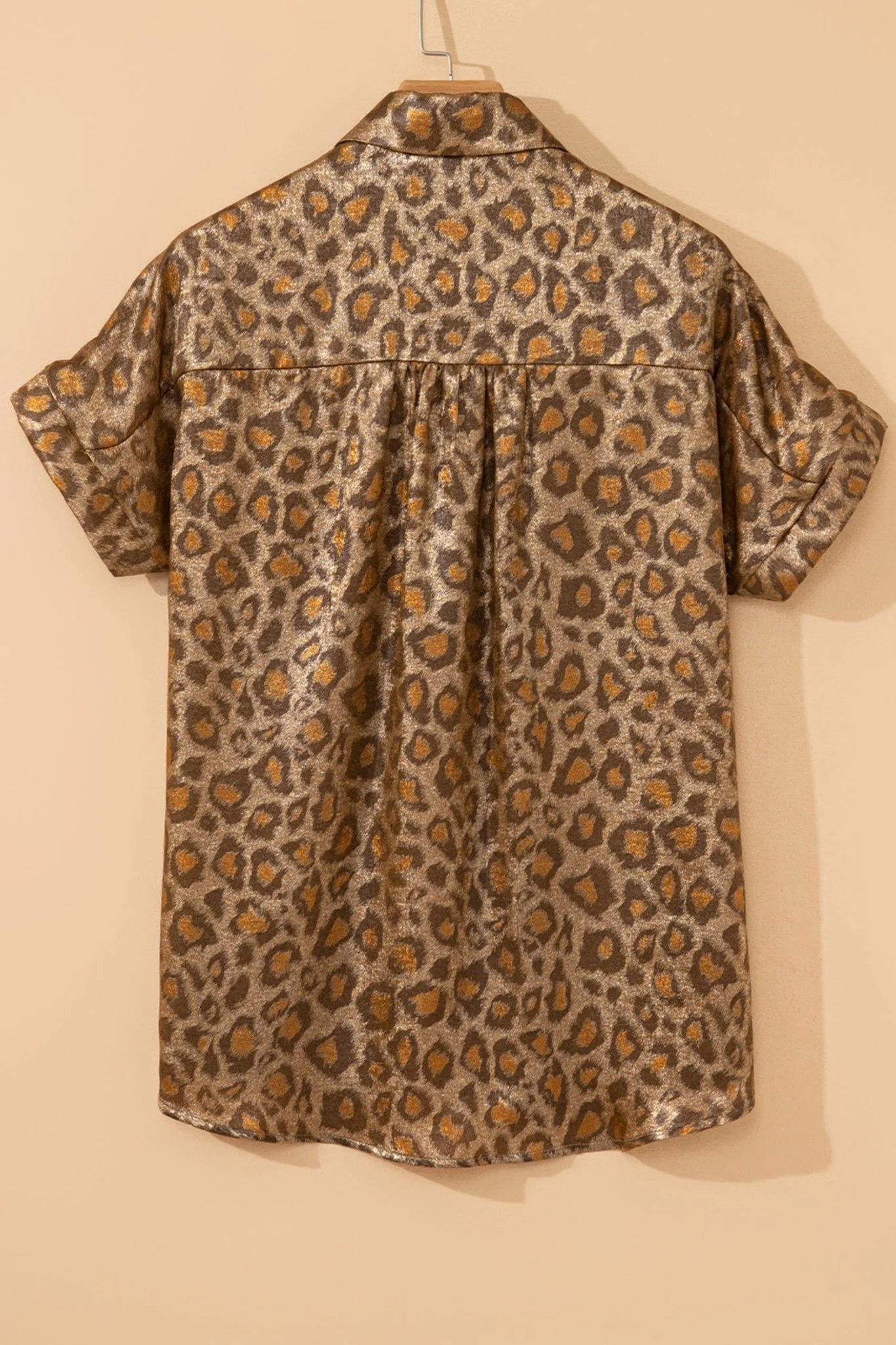 Molten Gold Leopard Shirt - Image 13