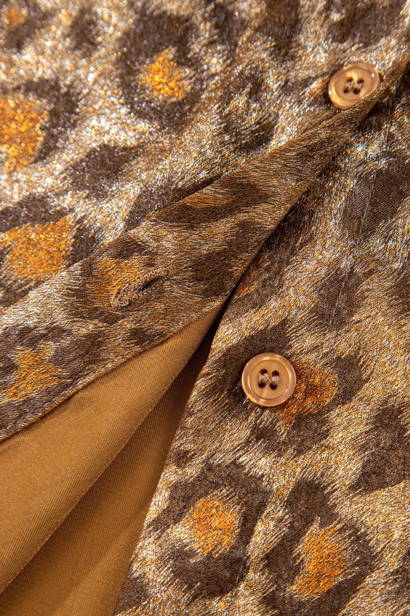 Molten Gold Leopard Shirt - Image 8