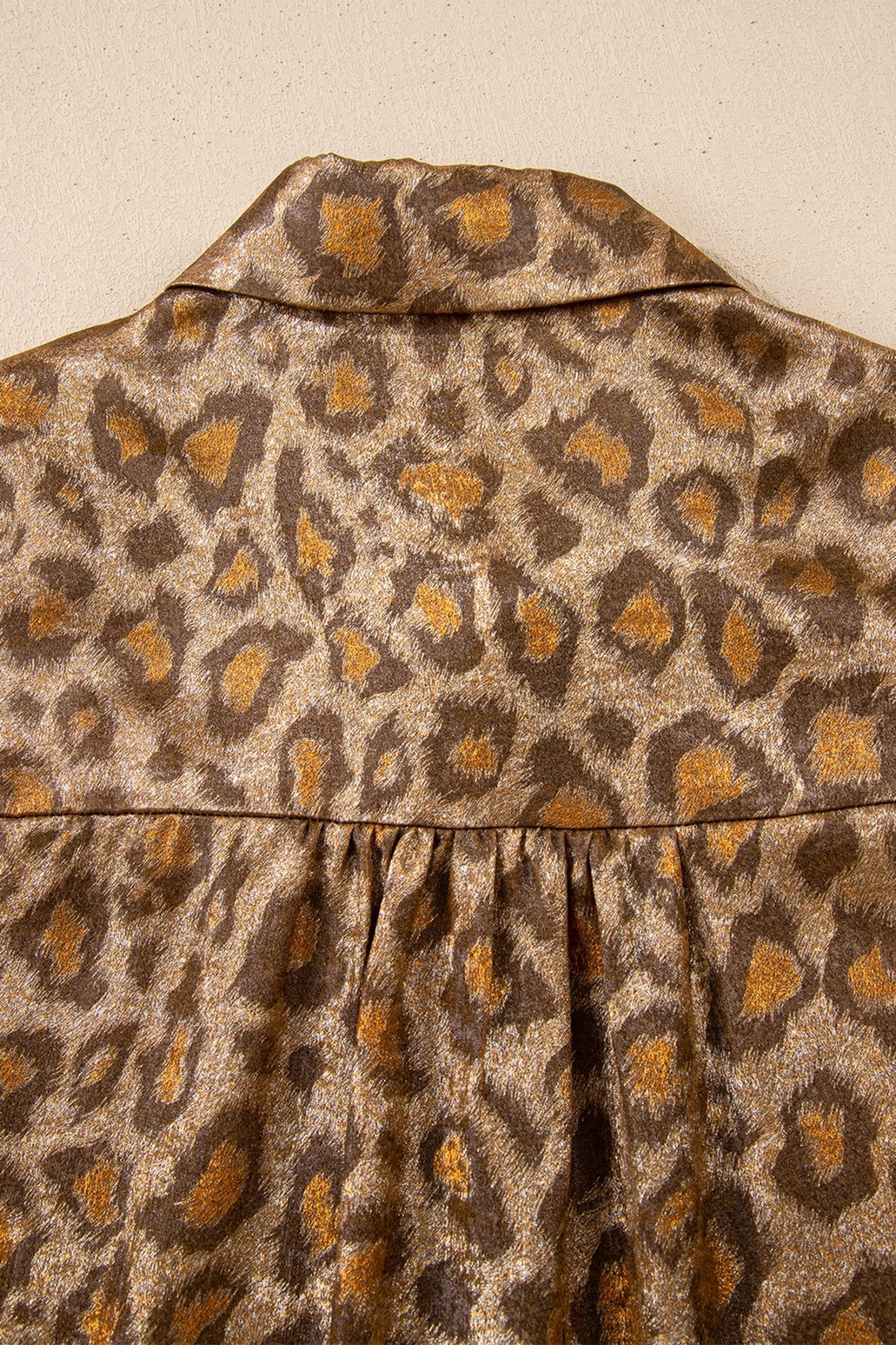 Molten Gold Leopard Shirt - Image 9