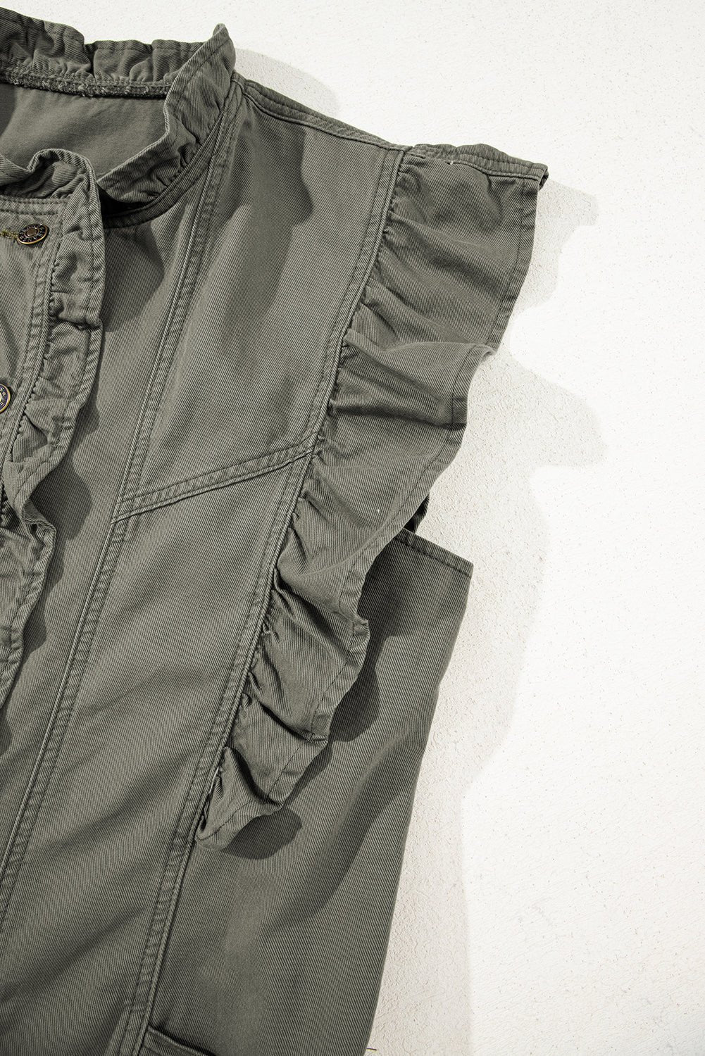 Safari Ruffle Utility Vest - Image 11