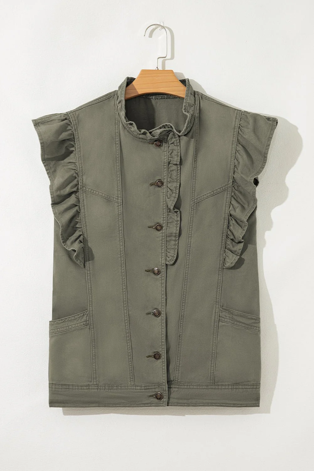 Safari Ruffle Utility Vest - Image 19
