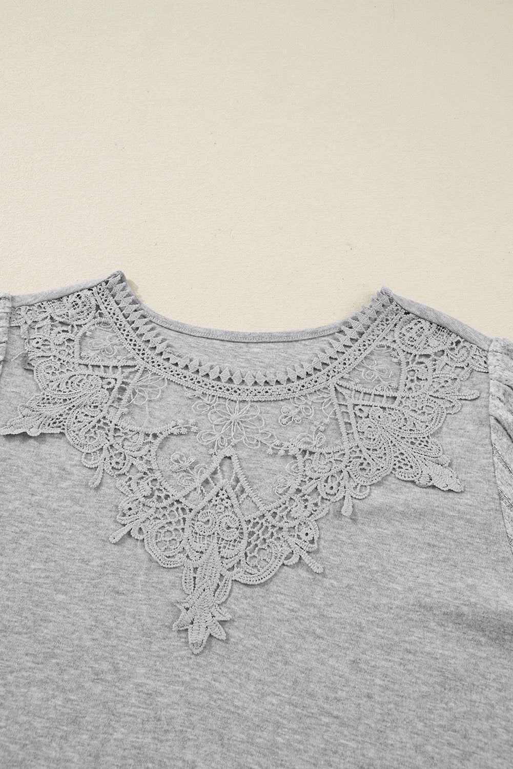Grey + Lace Harmony Pullover - Image 10